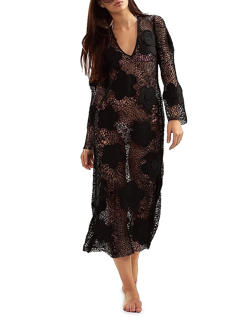 Ibiza Crochet-Knit Cover Up