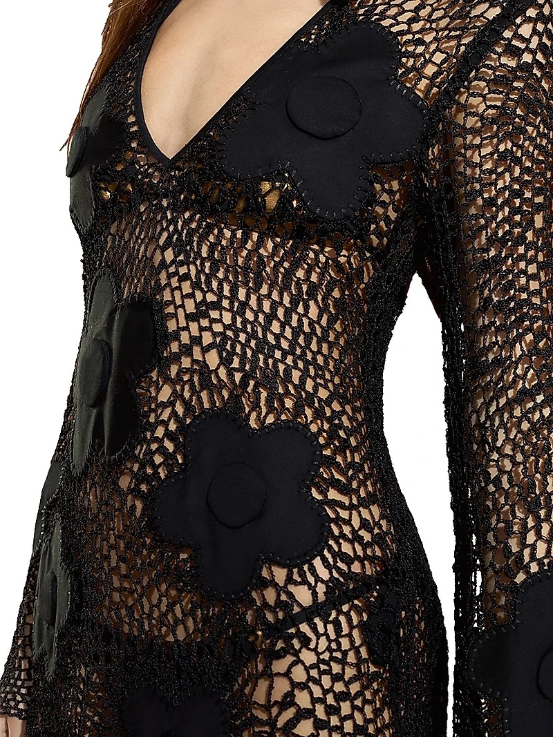 Ibiza Crochet-Knit Cover Up