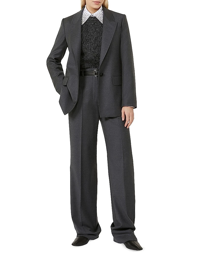 Stretch Flannel Trousers