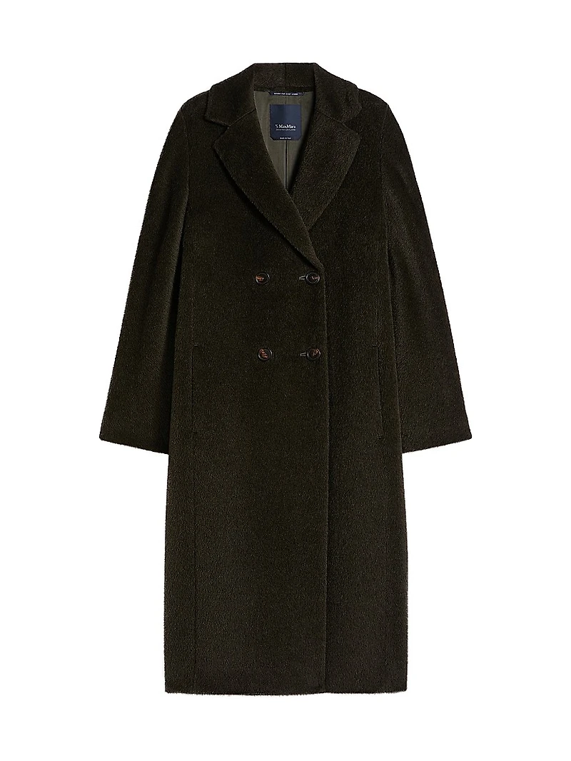 Double Breasted Wool and Alpaca Coat
