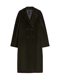 Double Breasted Wool and Alpaca Coat