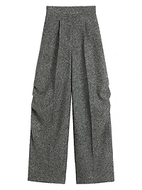 Wool and Silk Tweed Trousers