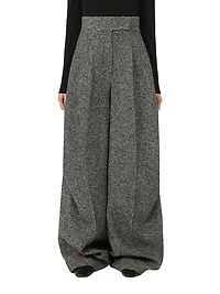 Wool and Silk Tweed Trousers