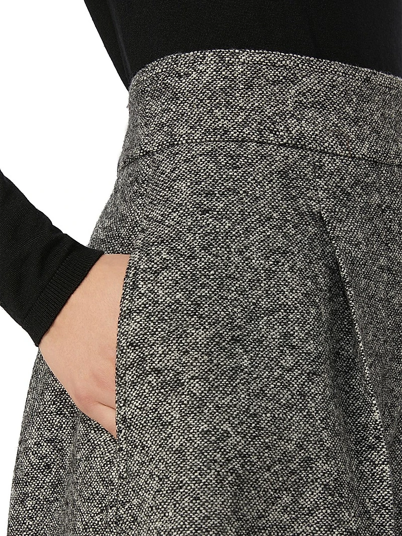 Wool and Silk Tweed Trousers