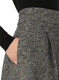 Wool and Silk Tweed Trousers