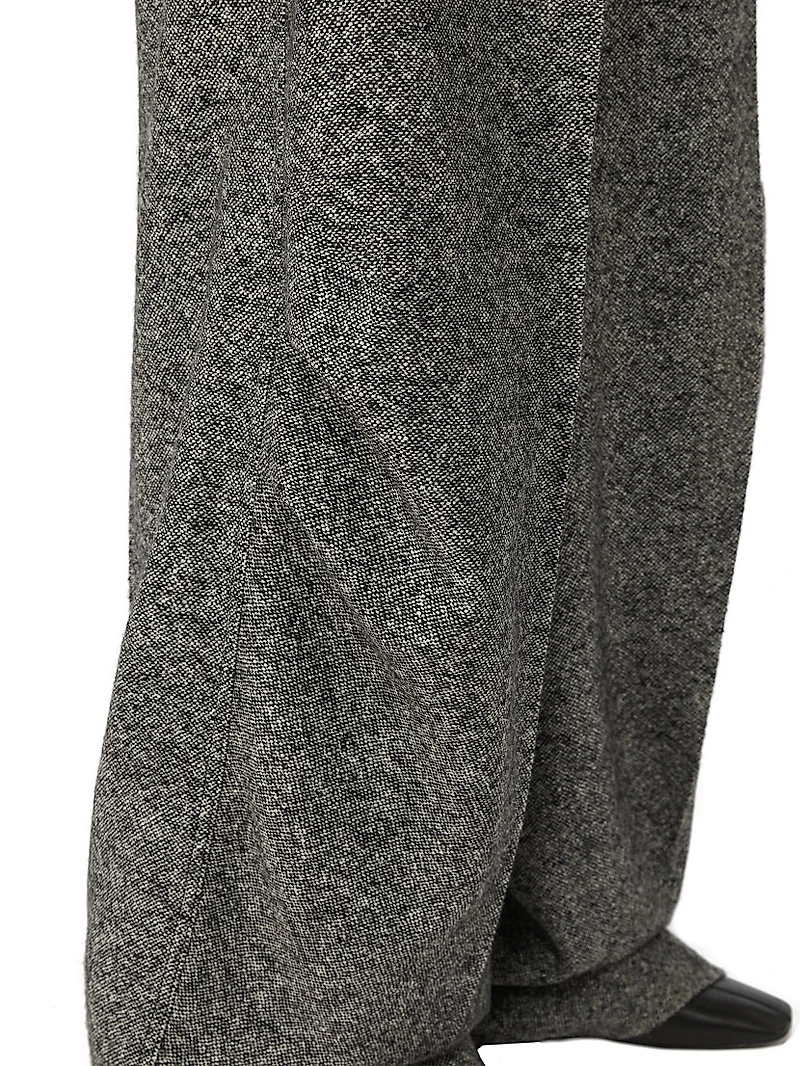 Wool and Silk Tweed Trousers