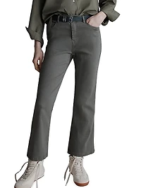 Flared Cropped Jeans