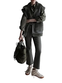 Flared Cropped Jeans