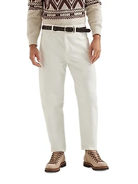 Twisted Cotton Gabardine Ergonomic Trousers