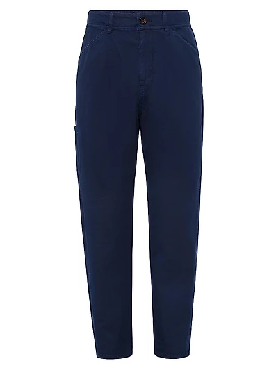 Twisted Cotton Gabardine Ergonomic Trousers