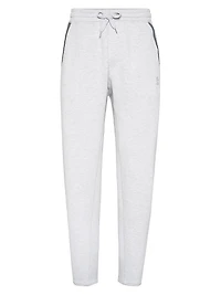 Sea Island Cotton French Terry Double Cloth Trousers