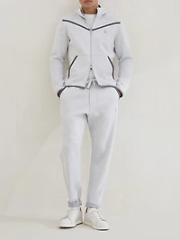 Sea Island Cotton French Terry Double Cloth Trousers