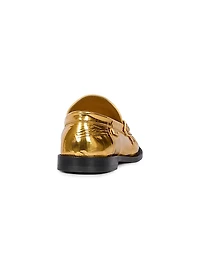 Campo Metallic Leather Penny Loafers