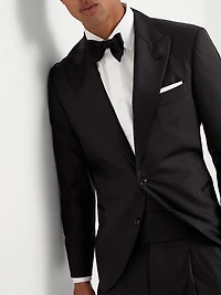 Tuxedo with Peak Lapel Jacket and Pleated Trousers