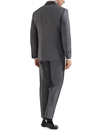 Tuxedo with Shawl Lapel Jacket and Pleated Trousers