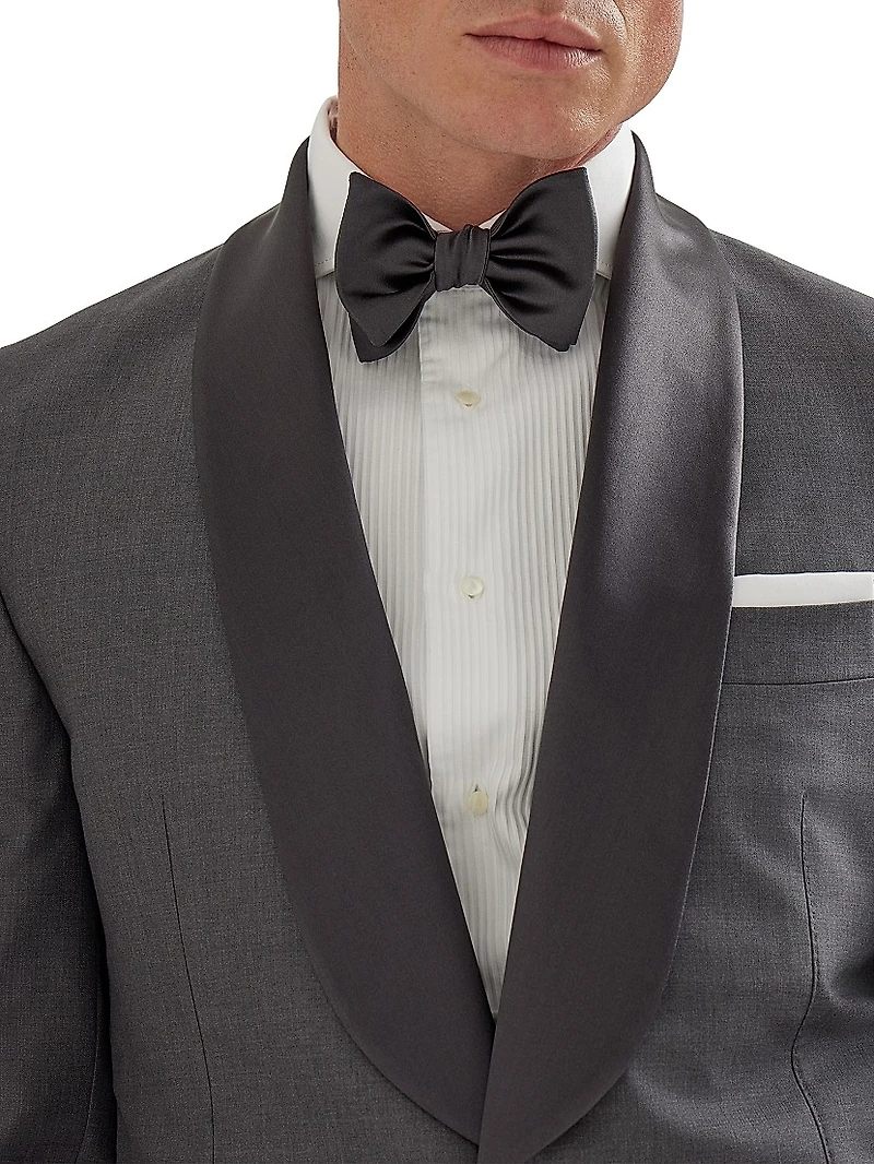 Tuxedo with Shawl Lapel Jacket and Pleated Trousers