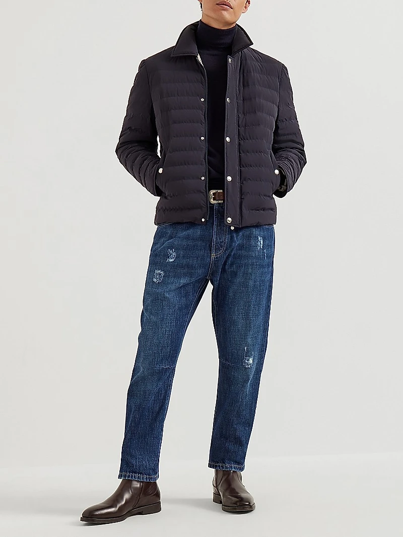 Bonded Taffeta Down Jacket