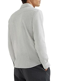 Cotton Piqué Western Shirt