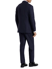 Tuxedo with One and a Half Breasted Jacket Double Pleated Trousers