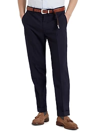 Super 150s Lightweight Virgin Wool and Silk Trousers