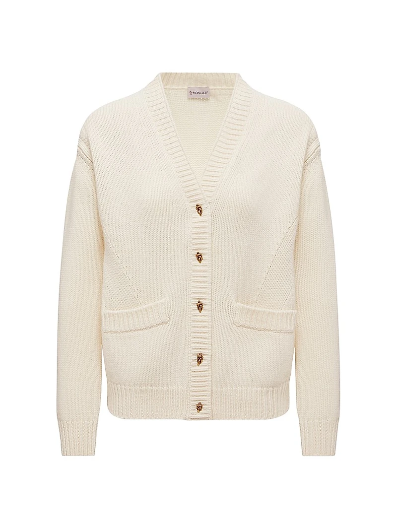 V-Neck Cardigan Wool & Cashmere