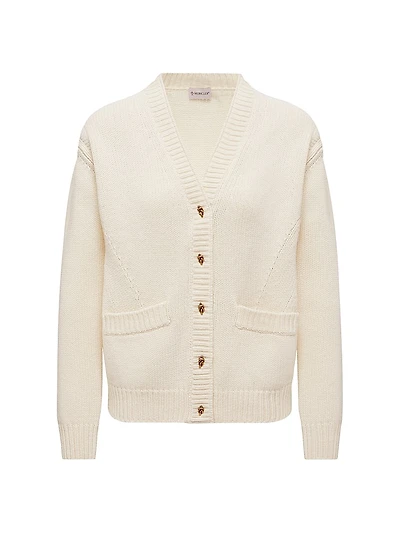 V-Neck Cardigan Wool & Cashmere