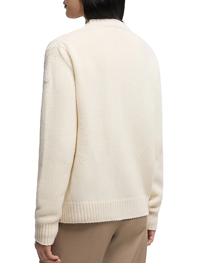 V-Neck Cardigan Wool & Cashmere