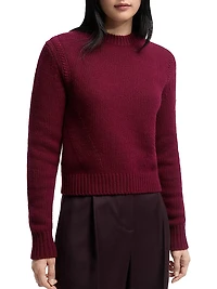Crew Neck Sweater Wool and Cashmere