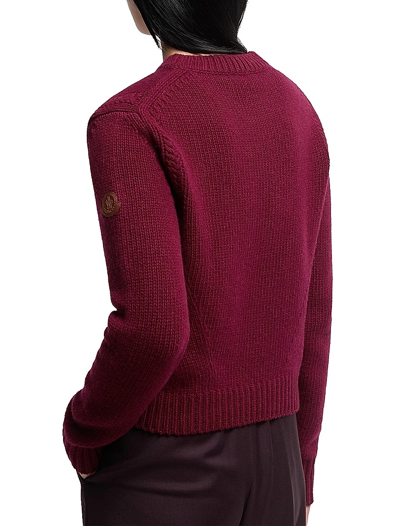 Crew Neck Sweater Wool and Cashmere
