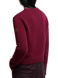 Crew Neck Sweater Wool and Cashmere