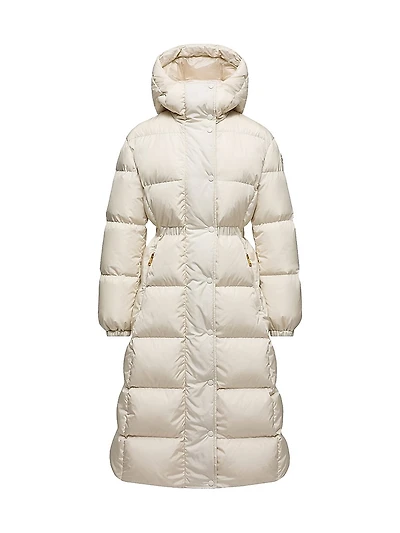 Chamer Puffer Jacket with Wool Trim