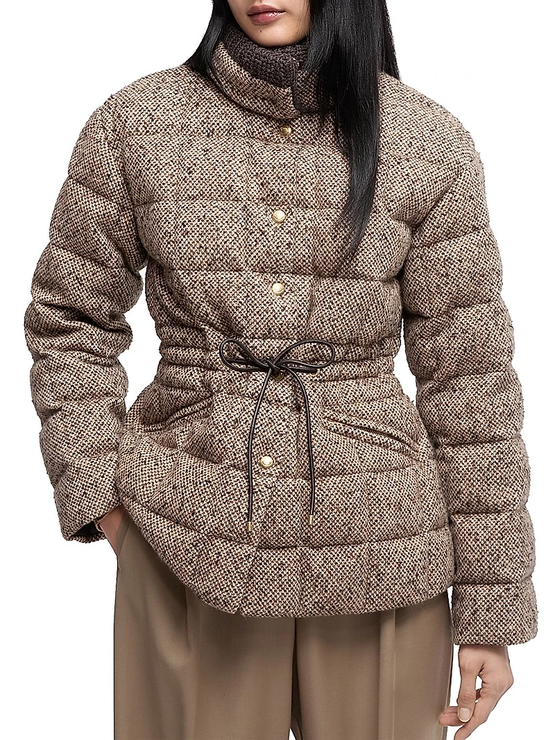 Antigony Puffer Jacket in Wool Blend