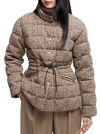 Antigony Puffer Jacket in Wool Blend