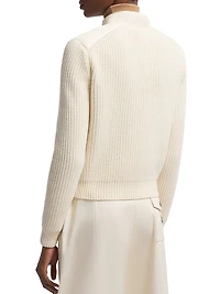 Down-Filled Cardigan Wool