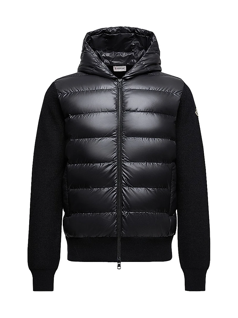 Down-Filled Hoodie Wool