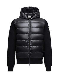 Down-Filled Hoodie Wool