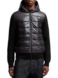 Down-Filled Hoodie Wool