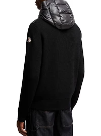 Down-Filled Hoodie Wool