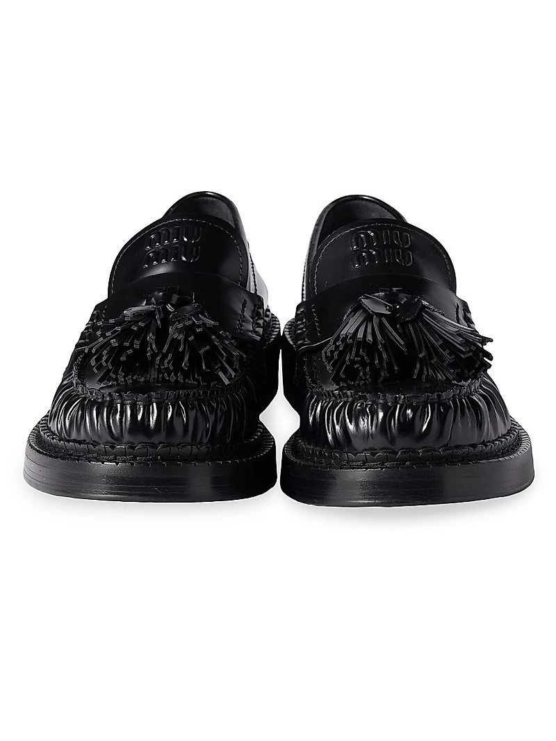 Tassel Loafers Polished Leather