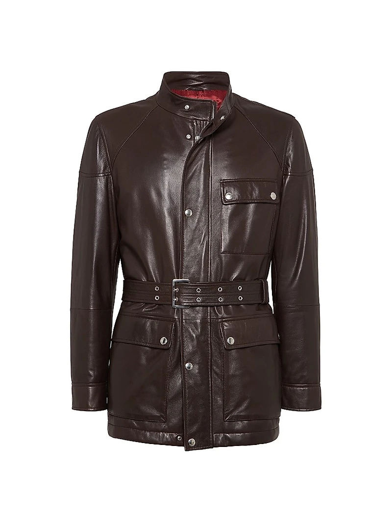 Nappa Leather Safari Jacket