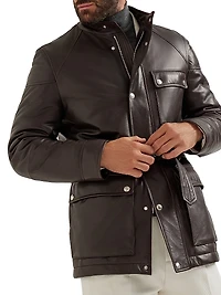 Nappa Leather Safari Jacket