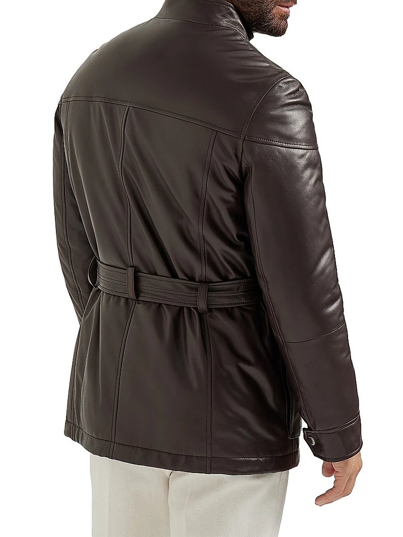 Nappa Leather Safari Jacket