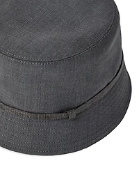 Tropical Luxury Wool Bucket Hat with Shiny Band