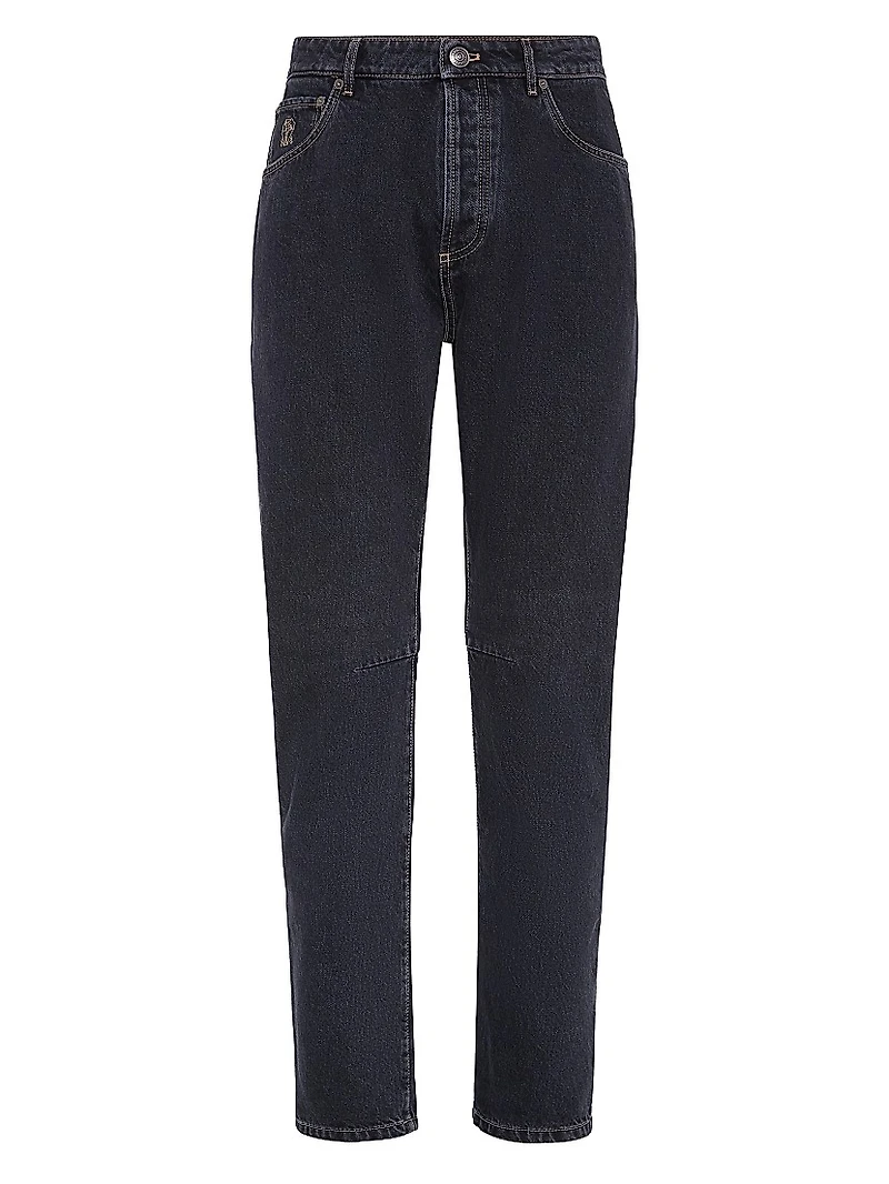Shadow Denim Leisure Fit Five Pocket Jeans