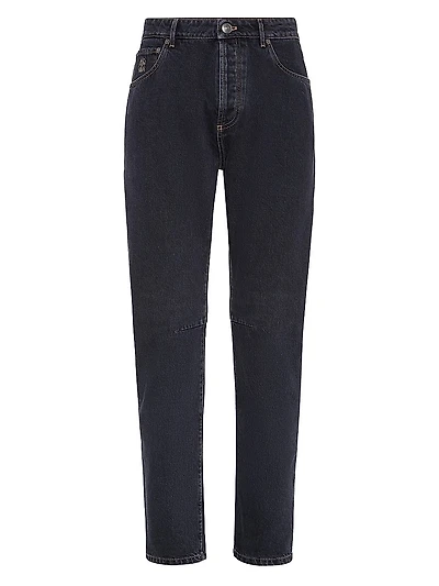 Shadow Denim Leisure Fit Five Pocket Jeans