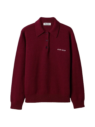 Cashmere Polo Sweater