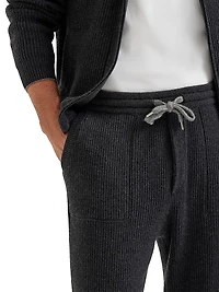 Cashmere English Rib Knit Joggers