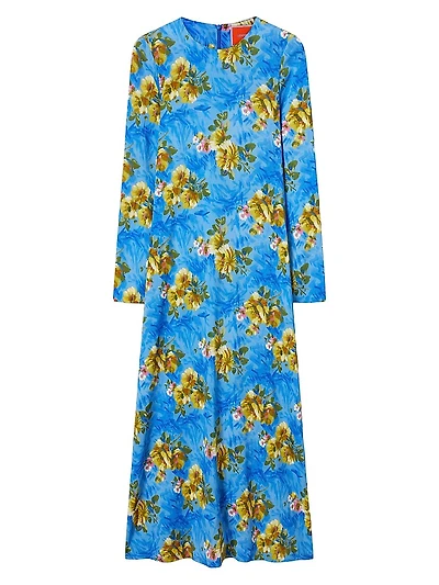 Long Sleeve Swing Dress