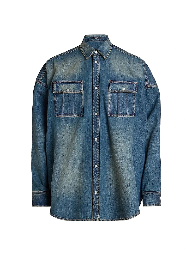 Boxy Denim Shirt