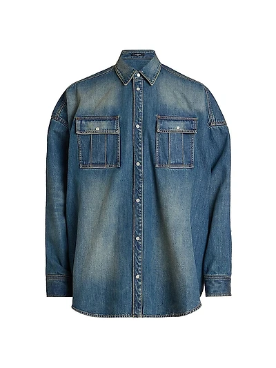Boxy Denim Shirt